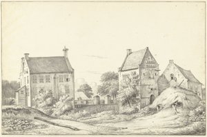 Das Haus Vroonestein bei Jutphaas von Gerrit Lamberts