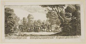 Entdeckung der kriminellen Soldaten, Platte neun aus Die großen Leiden des Krieges