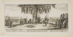 Der Galgen, Platte elf aus Die großen Leiden des Krieges