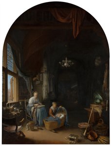 Die junge Mutter, 1658