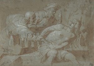 Susanna und die Ältesten, frühes bis mittleres 17. Jahrhundert von Gerrit van Honthorst
