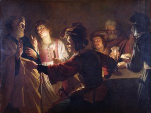 Die Verleugnung des Heiligen Petrus, ca. 1620