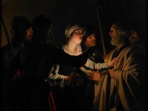 Die Verleugnung des Heiligen Petrus, ca. 1623