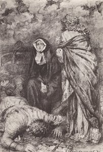 Illustration für Die Geschichte von Hereward, Der Champion von England von Gertrude E. Demain (after) Hammond
