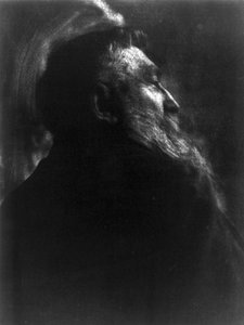 Porträtfotografie des französischen Bildhauers Auguste Rodin