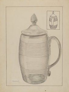 Bedeckter Krug