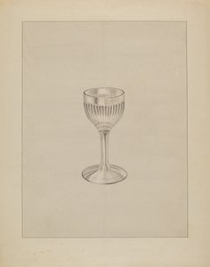 Weinglas, ca. 1936
