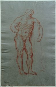 Studie nach der Gestalt des Herkules Farnese