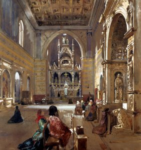 Innenraum der Kirche San Giovanni a Carbonara