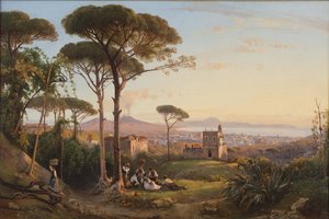 Neapel gesehen von La Conocchia, 1844