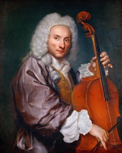 Porträt eines Cellisten von Giacomo Ceruti