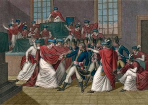 Der Staatsstreich vom 18. Brumaire (9. November 1799). Napoleon Bonaparte stürzte das Direktorium und wurde Erster Konsul von Giacomo Aliprandi