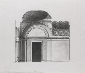 Kabinettdesign für den Herzog von Serracapriola in Petersburg von Giacomo Antonio Domenico Quarenghi
