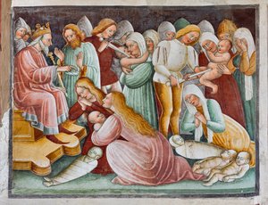 Herodes und das Massaker der Unschuldigen (Detail aus dem Leben Jesu)