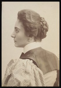 Porträt von Gemma Bellincioni (1864-1950) von Giacomo Brogi (1822-1881)