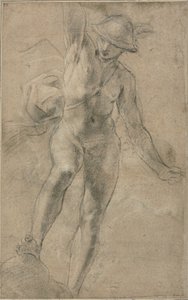 Studie für Merkur von Giacomo Cavedone