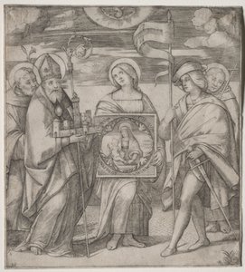Schutzheilige von Bologna, um 1515-1520
