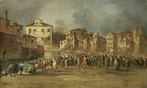 Das Feuer im San Marcuola Viertel von Venedig