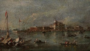 Venezianische Szene, spätes 18. - frühes 19. Jahrhundert