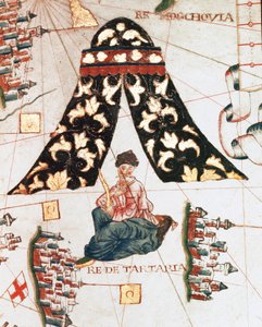 Der König der Tartaren (Miniatur, ca. 1563)