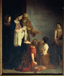 Die Geburt der Jungfrau Maria von Giacomo Trecourt