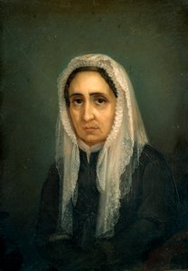 Porträt von Maria Mazzini Gemälde von Giacomo Ulisse Borzino (19. Jahrhundert) Genua, Museo del Risorgimento von Giacomo Ulisse Borzino