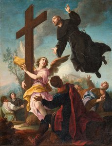 Heiliger Joseph von Cupertino in Ekstase, erste Hälfte des 18. Jahrhunderts von Giambettino Cignaroli
