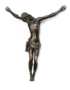 Figur des gekreuzigten Christus, gegossen nach einem Modell von Giambologna, zugeschrieben Antonio Susini und Werkstatt, ca. 1580-1600