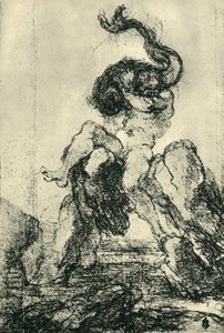 Ein Meeresgott mit einem Delfin, 1652-1653, 1943 von Gian Lorenzo Bernini