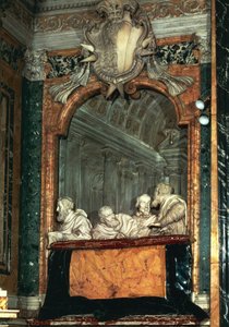 Seitenloge mit der Familie Cornaro von Gian Lorenzo Bernini