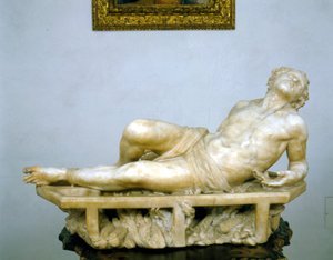 St. Laurentius auf dem Grill, 1617 (Marmor)