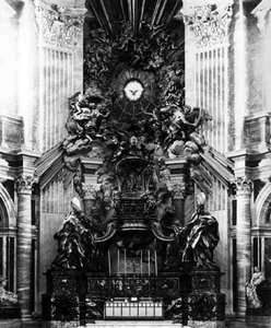 Der Cattedra, oder Bischofsthron von Gian Lorenzo Bernini