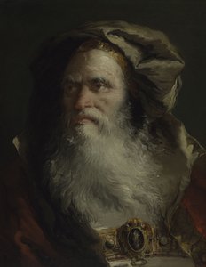 Kopf eines Philosophen von Giandomenico Tiepolo