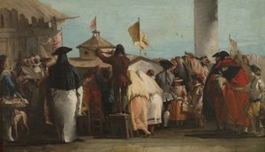 Mondo Novo, ca. 1764-1765 von Giovanni Domenico Tiepolo
