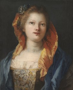Porträt einer Frau, 1762-70 von Giovanni Domenico Tiepolo