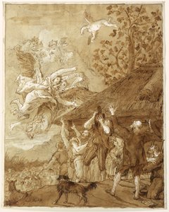 Die Verkündigung an die Hirten von Giovanni Domenico Tiepolo
