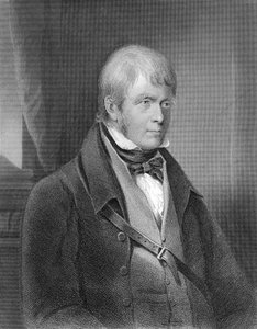 Porträt von Walter Scott (Stich)