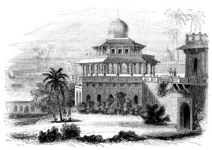 Chalees Satoon, oder der Pavillon der Vierzig Säulen, 1847 von Giles