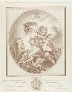 Amor wird unterwiesen von Gilles Demarteau