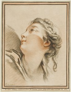 Kopf einer Frau von Gilles Demarteau