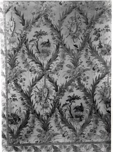 Seidentapete aus dem Schlafzimmer der Kaiserin, 1787