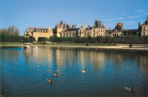 Schloss Fontainebleau in Seine-et-Marne, Frankreich. Architektur von Gilles Le Breton