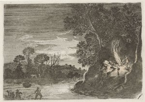 Figuren um ein Lagerfeuer