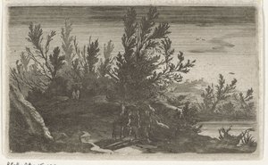 Landschaft bei Nacht (Sechs Landschaften)