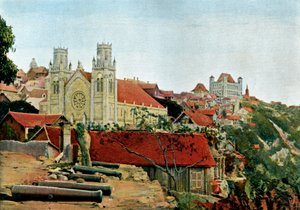 Katholische Kathedrale, Palast der Königin, späte 19. Jahrhundert von Gillot