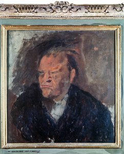 Porträt des italienischen Dichters Giuseppe Ungaretti (1888-1970) von Gino (1904 33) Bonichi