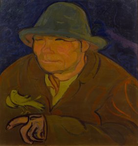 Der Mann mit dem Kanarienvogel