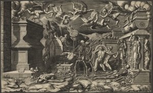 Die Vision von Ezechiel von Giorgio Ghisi