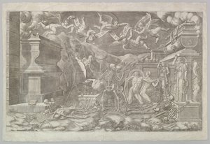 Die Vision von Ezechiel, 1554