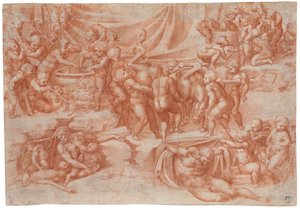 Ein Bacchanal der Kinder, nach Michelangelo
